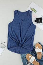 Solid Pocketed Base Tank Top - Rico Goods by Rico Suarez