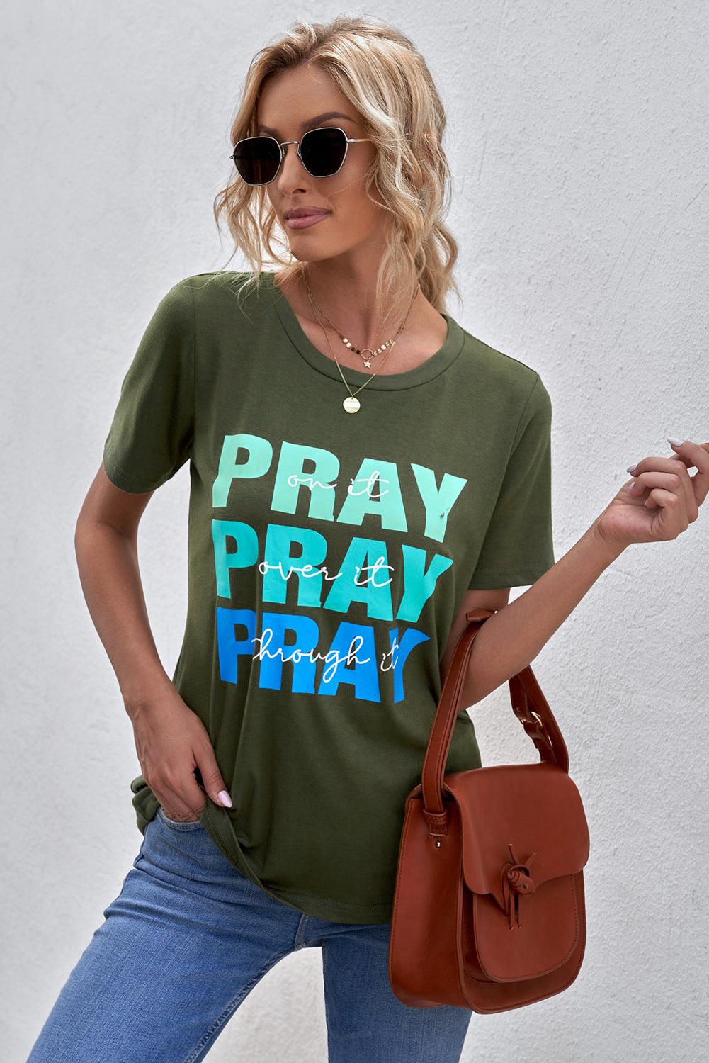 Pray Print T-Shirt - Rico Goods by Rico Suarez