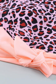 Leopard Tie-Knot High Waist Bikini Set - Rico Goods by Rico Suarez