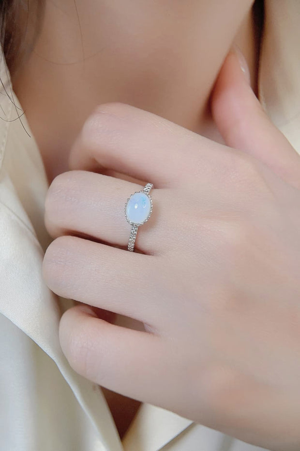 Moonstone 925 Sterling Silver Ring