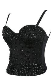 Sequined Bustier with Boning - Rico Goods by Rico Suarez