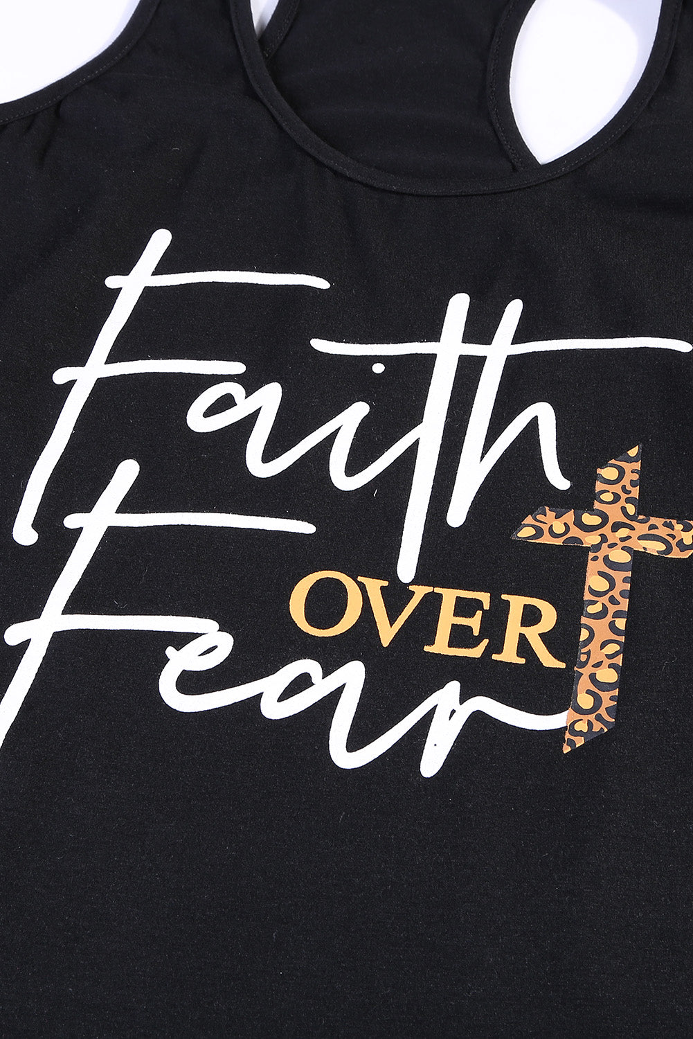Cross Faith Over Fear Tank