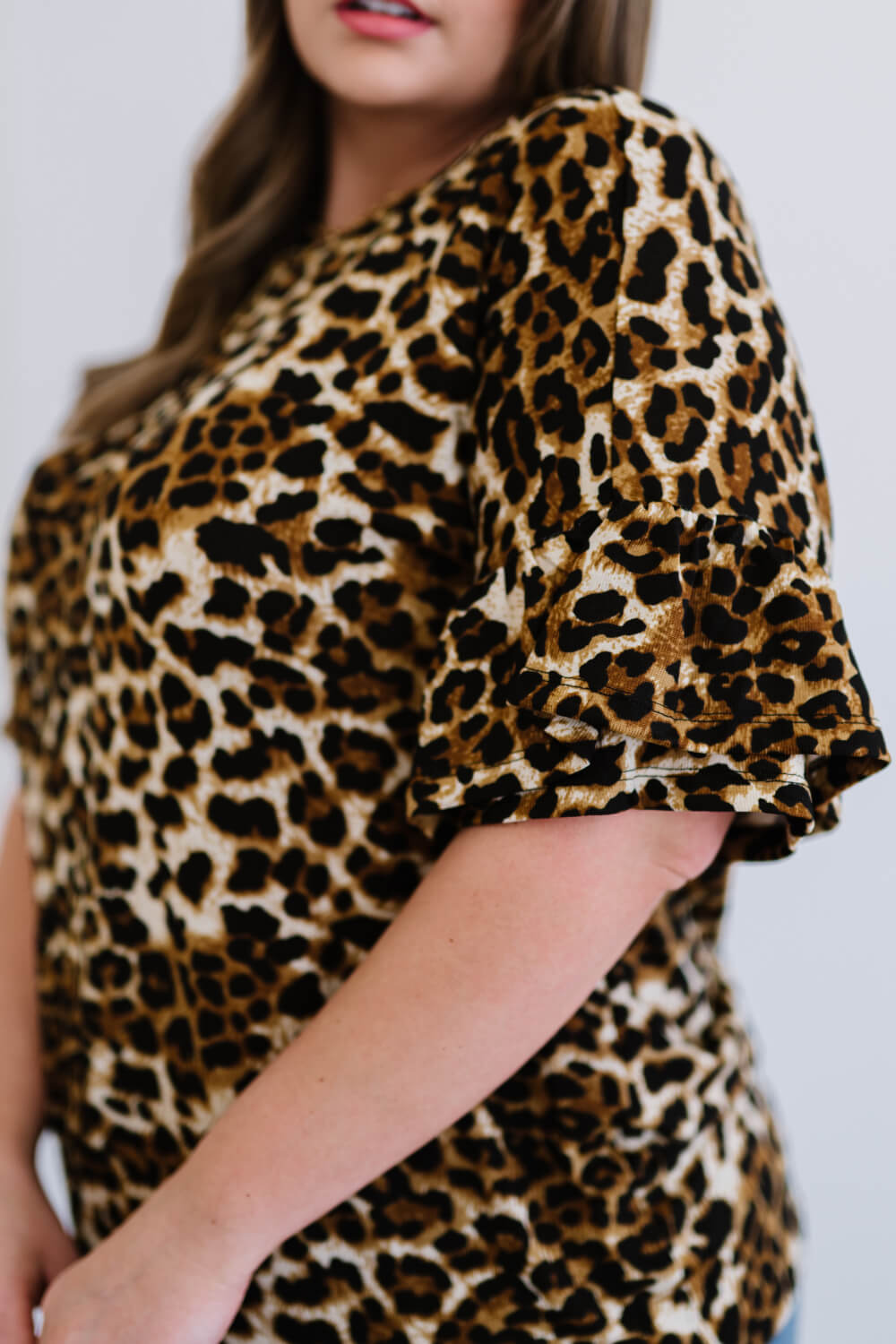 Lookin' Fabulous Full Size Run Leopard Print Tee