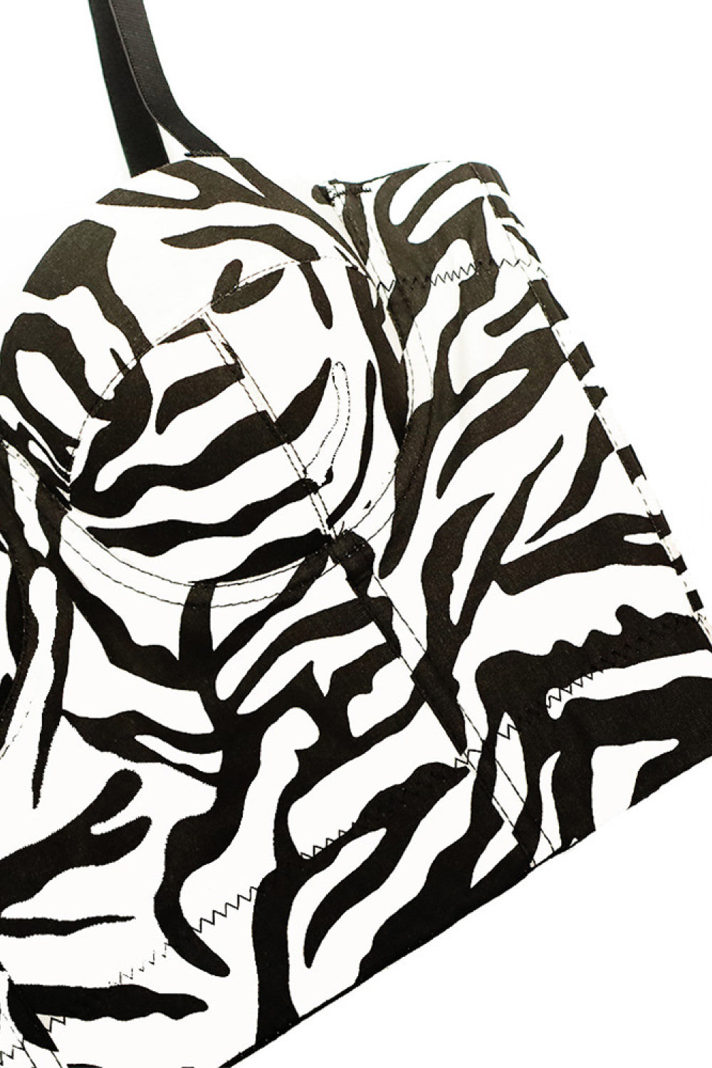 Zebra Print Bustier
