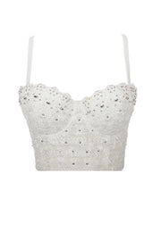 Beaded Lace Bustier