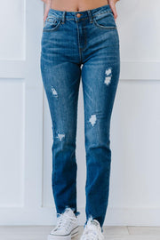 RISEN Traveler Full Size Run High-Waisted Straight Jeans - Rico Goods by Rico Suarez