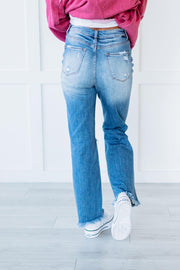 RISEN Head Over Heels Distressed Straight Leg Jeans - Rico Goods by Rico Suarez