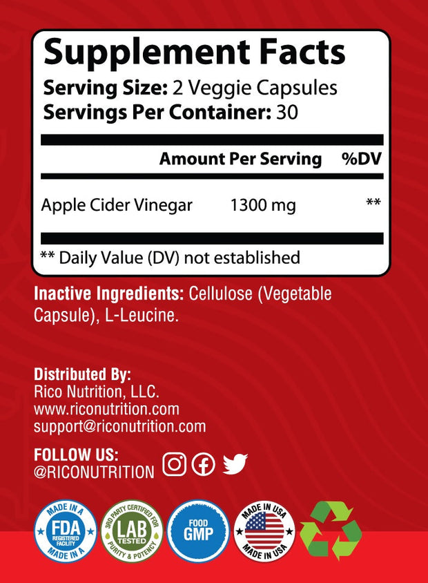 Apple Cider Vinegar - Rico Goods by Rico Suarez