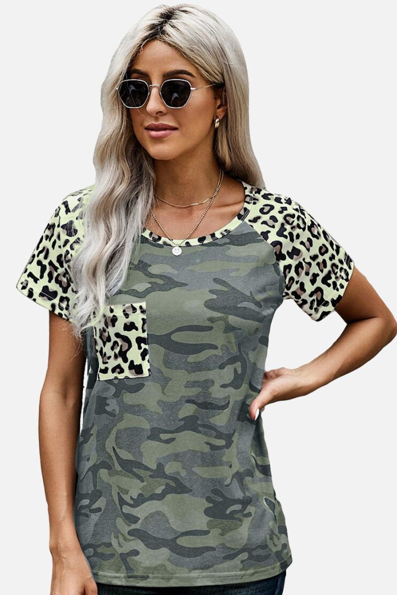 Leopard Pocket Camo T-Shirt - Rico Goods by Rico Suarez