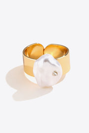 18K Gold Plated Adjustable Ring