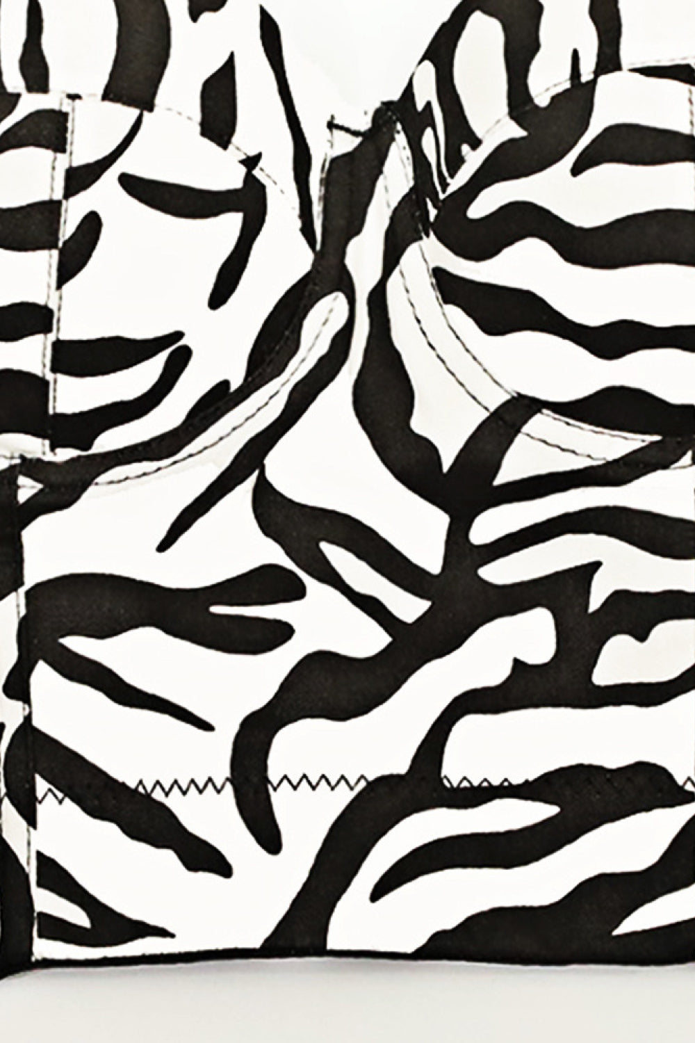 Zebra Print Bustier