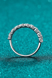1 Carat Moissanite Half-Eternity Ring
